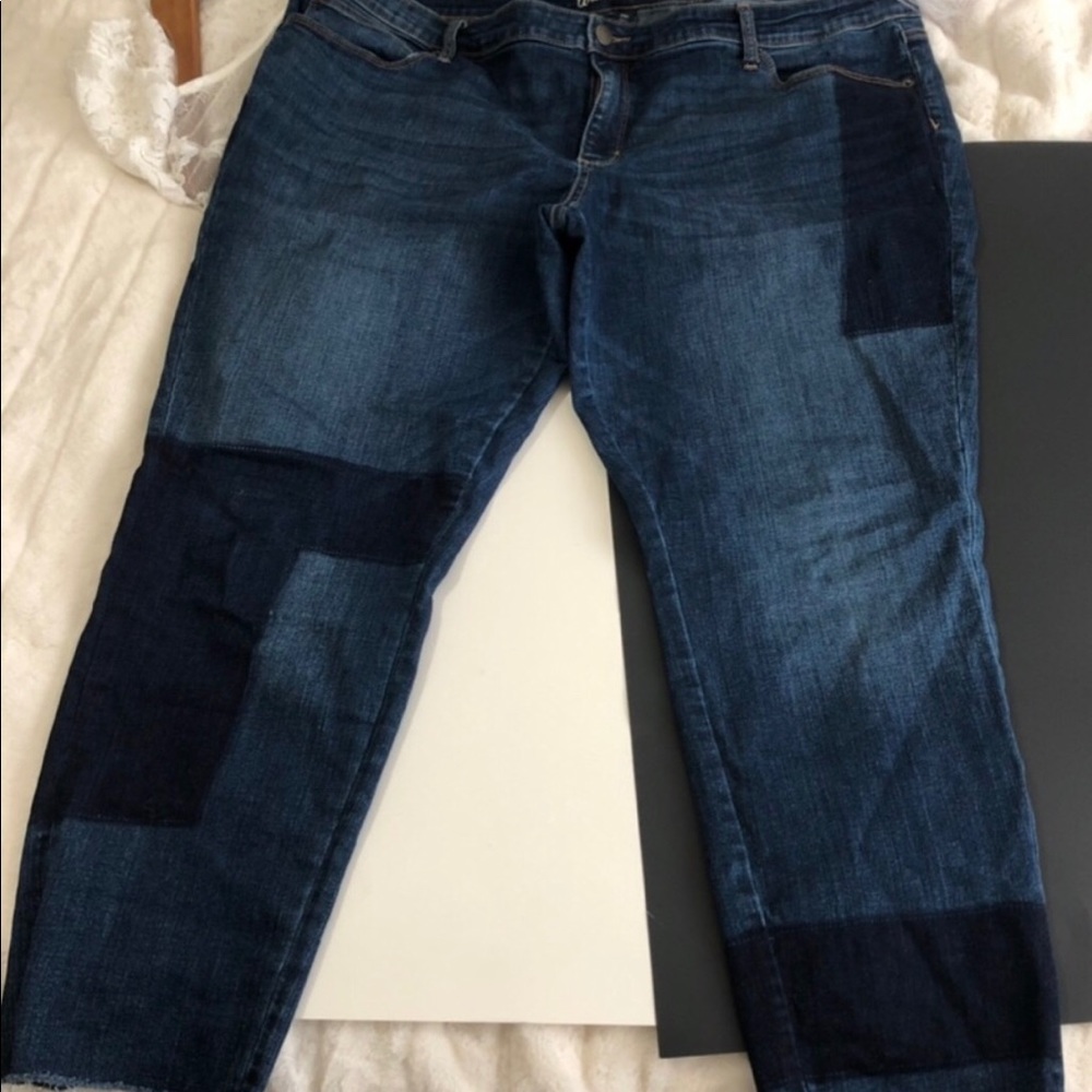 Universal Thread Patchwork Jeans - Picture 2 of 3